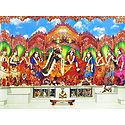 Radha Krishna with Eight Gopinis