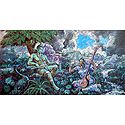 Radha Krishna Enjoying Music
