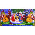 Radha Krishna with Gopinis