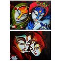 Radha Krishna - Set of 2 Posters