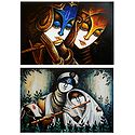 Radha Krishna - Set of 2 Posters