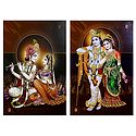 Radha Krishna - Set of 2 Posters