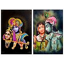 Radha Krishna - Set of 2 Posters
