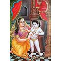 Yashoda Tying Naughty Krishna