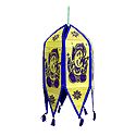 Hanging Palm Leaf  Foldable Lamp Shade