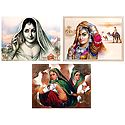 Indian Beauties - Set of 3 Posters