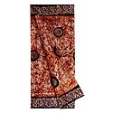 Printed Brown with Ivory Color Batik Cotton Lungi