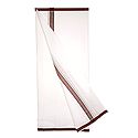 White Plain Cotton Lungi with Maroon Border