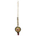 Multicolor Stone Studded Mang Tika