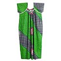 Printed Green Cotton Maxi