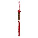 Feng Shui Lucky Coins on Red Tassel - Car Hanging