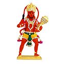 Stone Studded Hanuman - For Car Dashboard