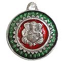 Ganesha on Circular Plate - Wall Hanging