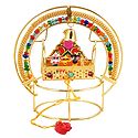 Metal Carving Temple Jhula with Jagannathdev