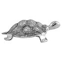 Carved Metal Tortoise