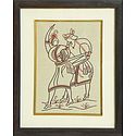 Santhal Folk Dancers - Wall Hanging
