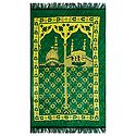 Green Velvet Islamic Namaz Mat