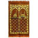 Brown Velvet Islamic Namaz Mat
