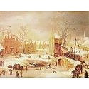 Winter in Lakeside Town