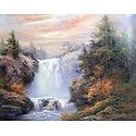 Sunset at the Waterfalls