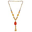 Yellow Bead Necklace