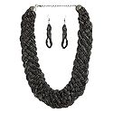 Designer Bead Necklace and Earrings
