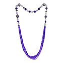Dark Purple Bead Necklace