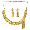 Gold Plated Bridal Necklace Set