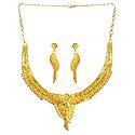 Gold Plated Bridal Necklace Set