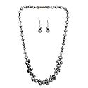 Black Crystal Necklace