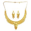 Gold Plated Bridal Necklace Set