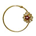 Kundan Non Piercing Nose Ring