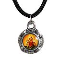 Double Sided Deity Pendant with Black Cord