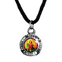 Double Sided Deity Pendant with Black Cord