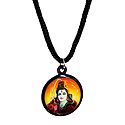 Double Sided Deity Pendant with Black Cord