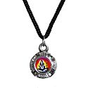 Double Sided Deity Pendant with Black Cord