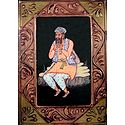 Flute Player - Print on Hardboard - Wall Hanging