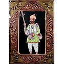 Ektara Player - Print on Hardboard - Wall Hanging