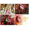 Indian Beauties - Set of 4 Posters