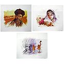 Rajasthani People - Set of 3 Posters