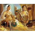 Rajput Princess and Her Maid