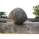 Balancing Rock, Mahabalipuram - Tamil Nadu, India