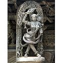 Beautiful Maiden - Temple Sculpture from Belur, Karnataka, India