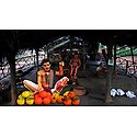 Fruit Seller Photo - Unframed Photo Print on Paper