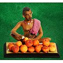 Fruit Seller Photo - Unframed Photo Print on Paper