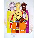 Baul Singers - Photo Print of Jamini Roy Painting