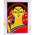Bengali Woman - Photo Print of Jamini Roy Painting