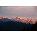 Kangchenjunga at Sunset from Ganesh Tok, Gangtok, India