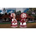 Kathakali Dancers - Bhima and Dushsasana