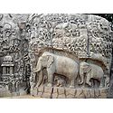 Descent of the Ganges - (Rock Reliefs) Mahabalipuram - Tamil Nadu, India